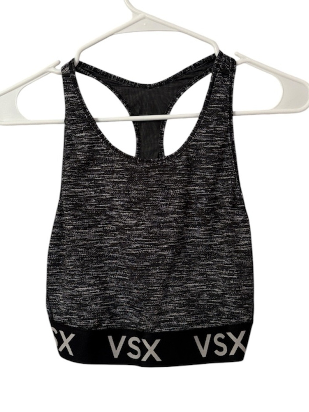 Victoria Secret VSX Gray The Player Racerback Sports Bra